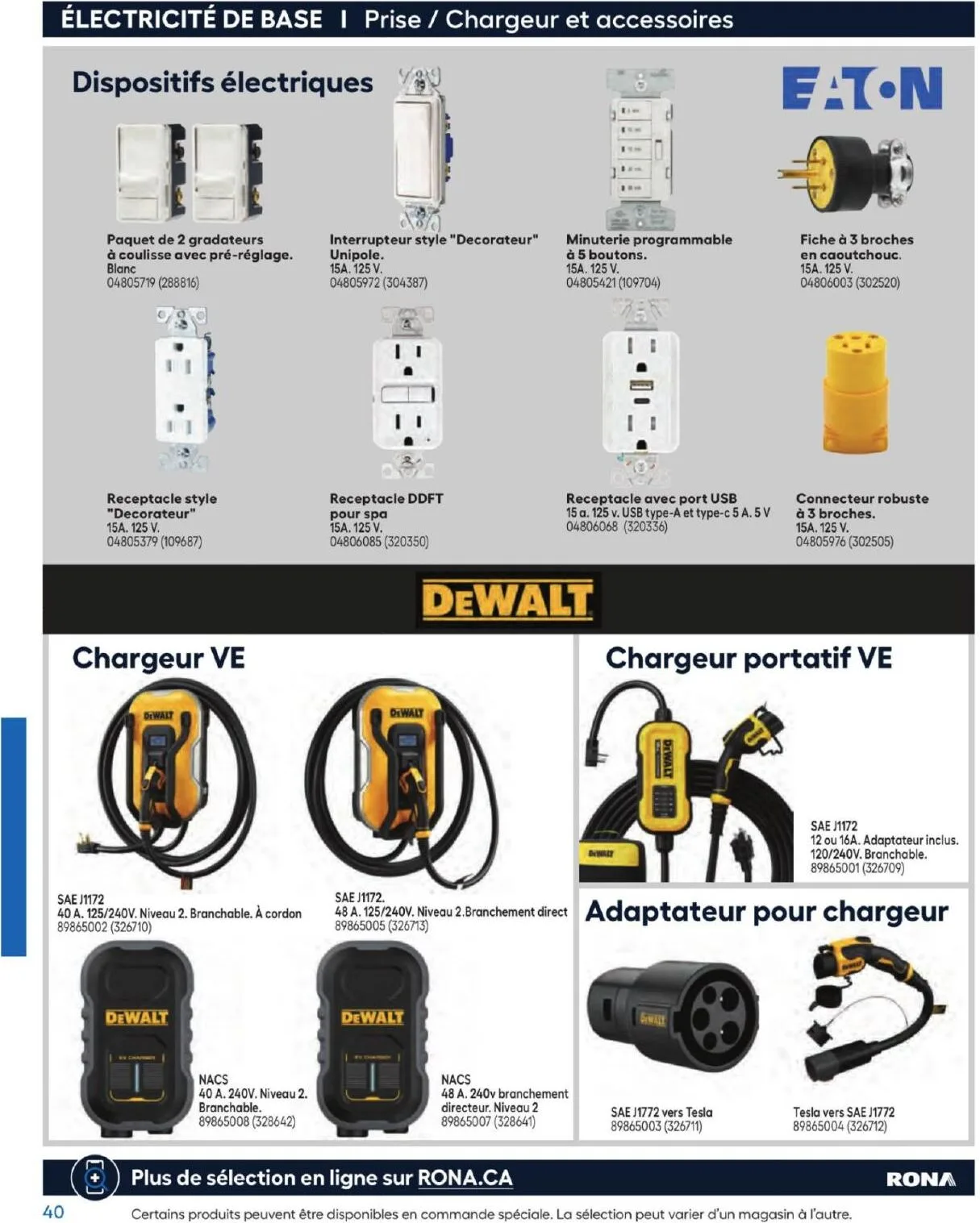 Page 40 de la Guide d&rsquo;achat Rona du 26 février 2026 au 24 février 2027