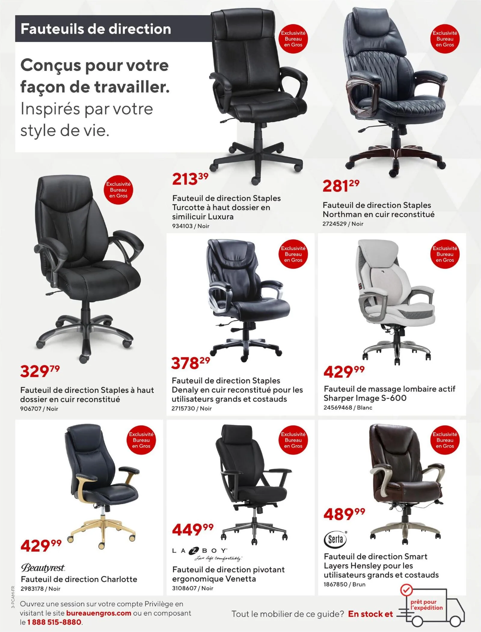 Page 3 de la Guide d&rsquo;ameublement Bureau en Gros du 28 octobre au 31 décembre 2026