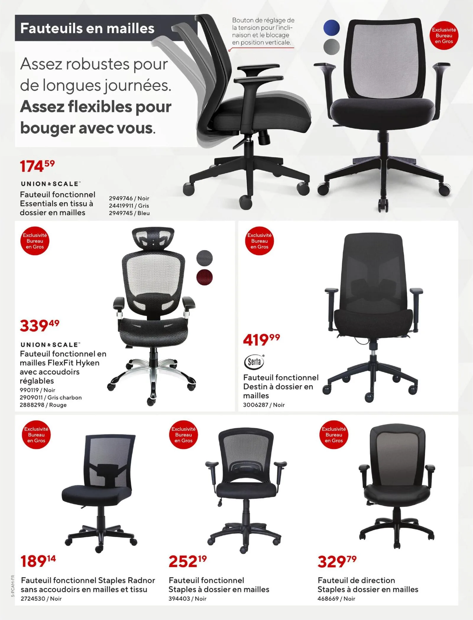 Page 5 de la Guide d&rsquo;ameublement Bureau en Gros du 28 octobre au 31 décembre 2026