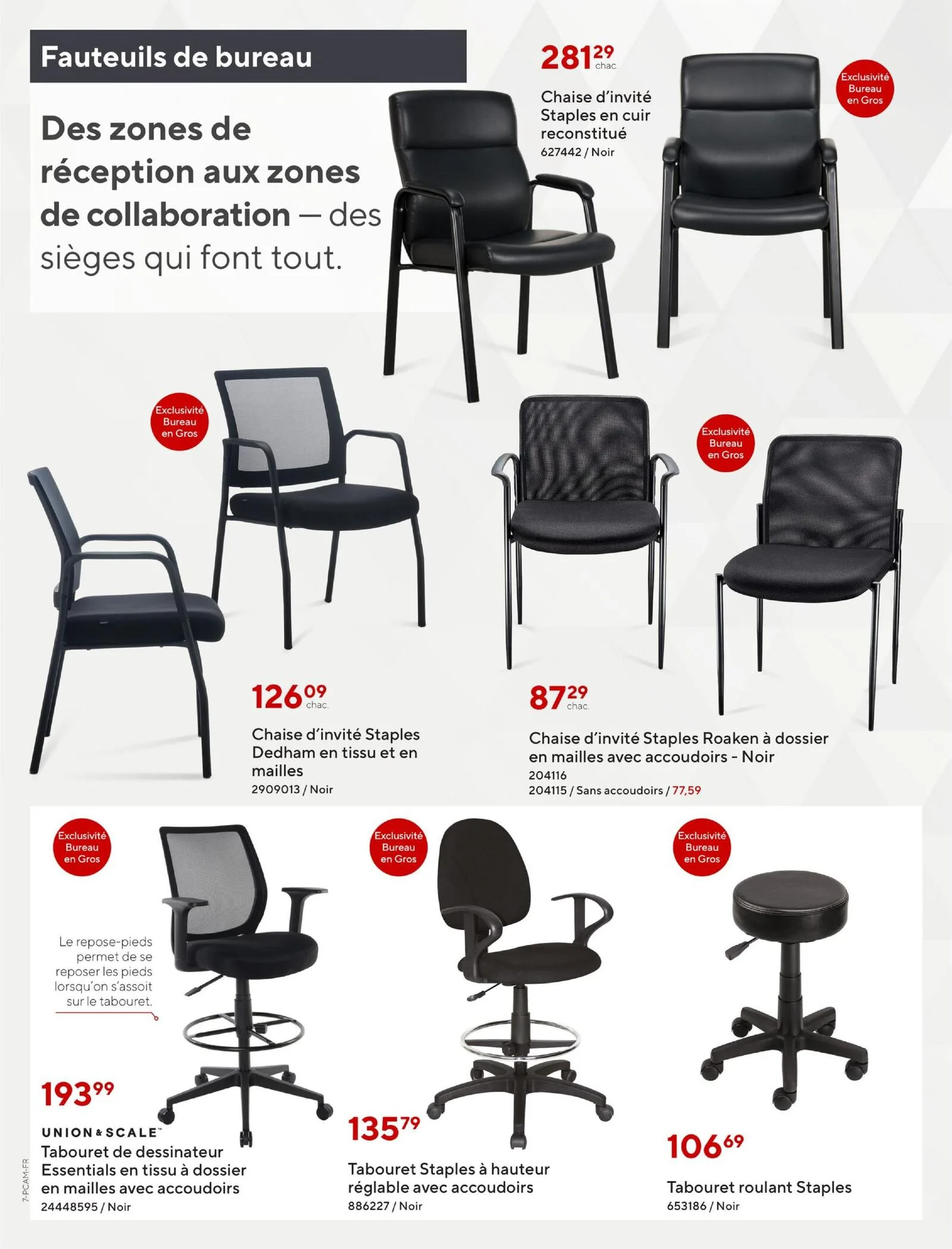 Page 7 de la Guide d&rsquo;ameublement Bureau en Gros du 28 octobre au 31 décembre 2026