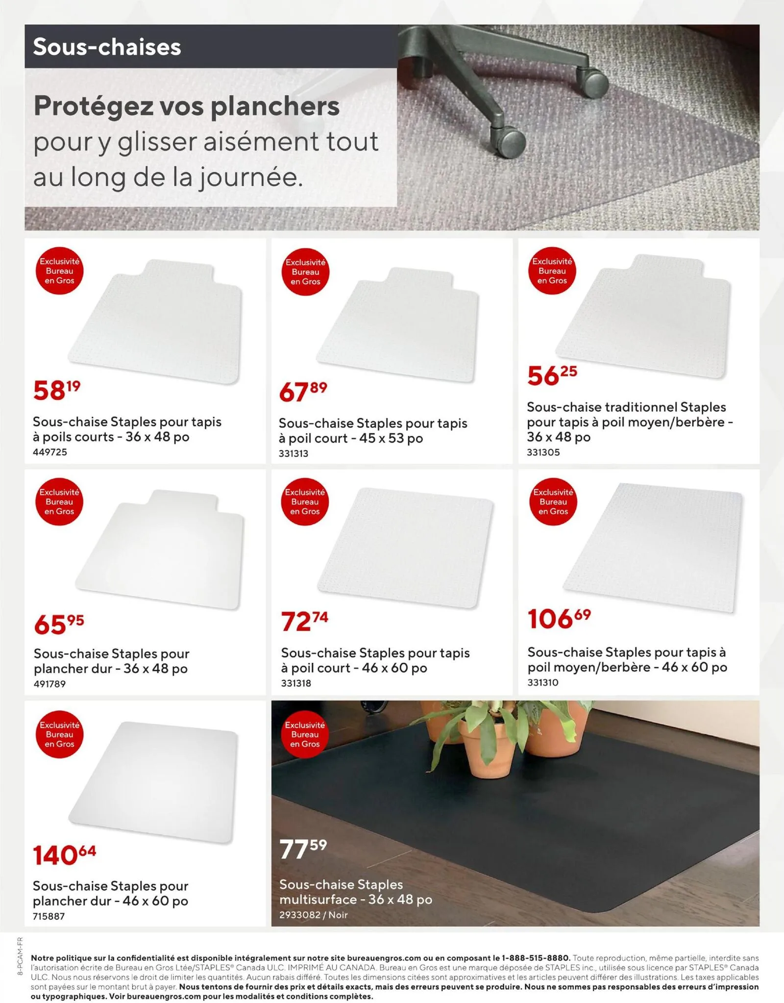 Page 8 de la Guide d&rsquo;ameublement Bureau en Gros du 28 octobre au 31 décembre 2026